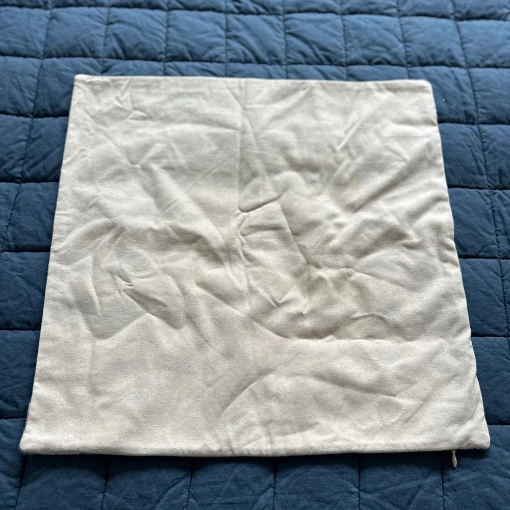 West Elm 20x20 Geometric Patterned Square Pillowcase